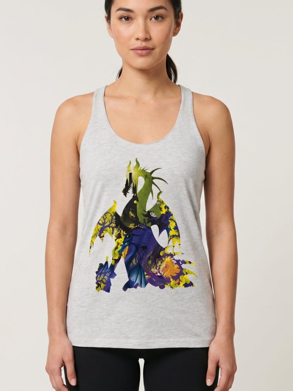 NWOT | Disney Maleficent Dragon Graphic Tank Top | Racerback | Size Large